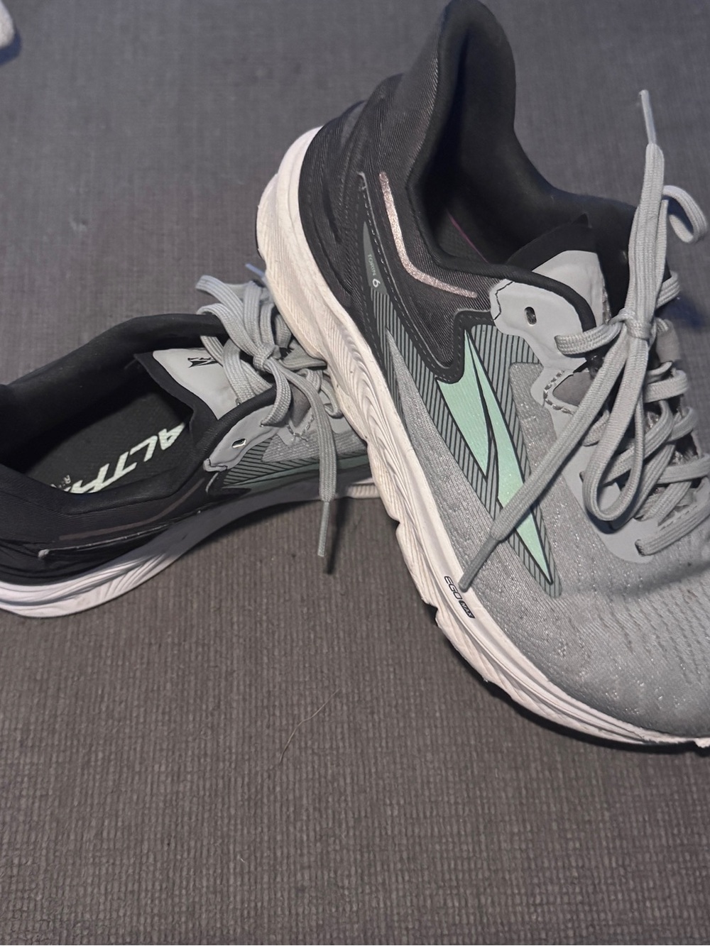 Altra Women's Grey and Mint Athletic Running Shoes